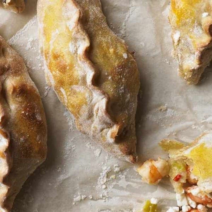 Spring Onion and Prawn Empanadas