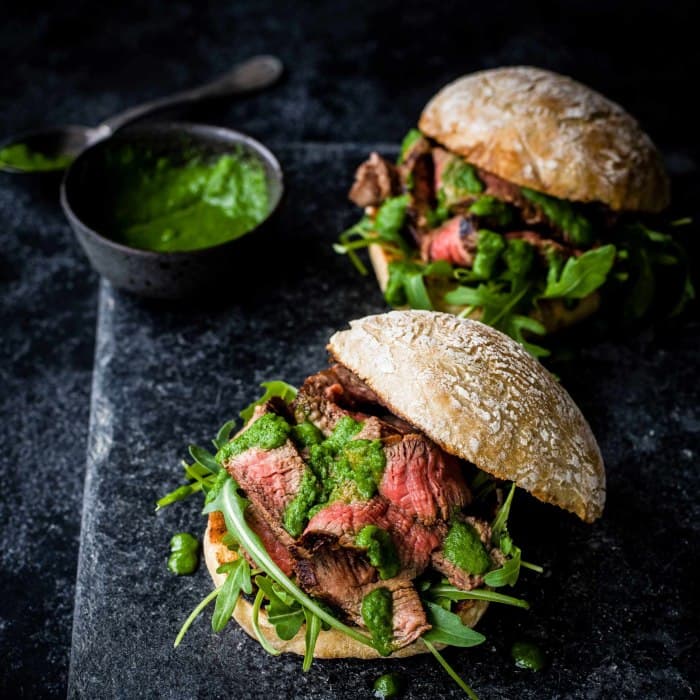 Portuguese Prego with Green Piri-Piri